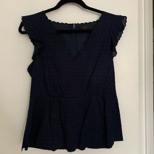 J. Crew Navy fitted tank